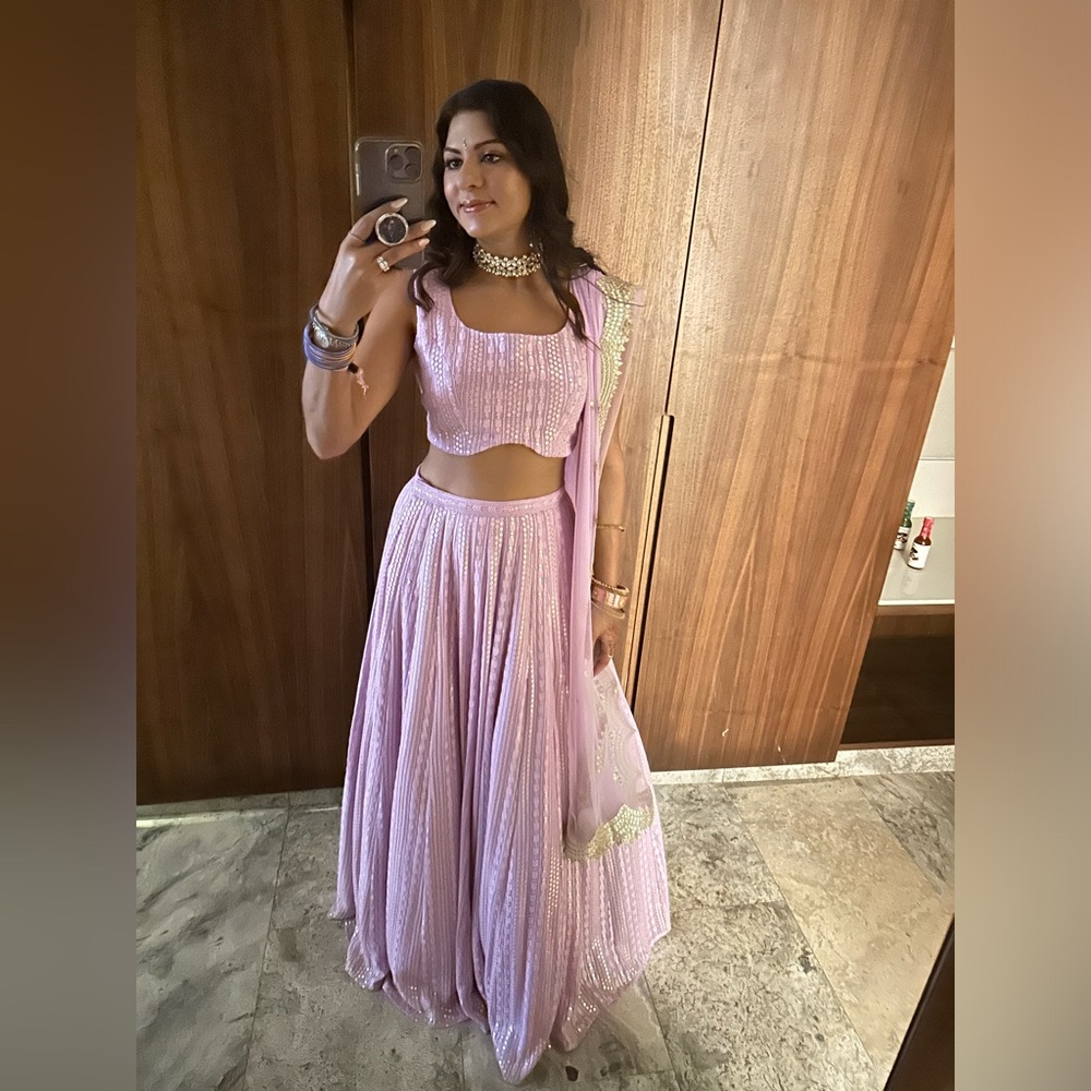 Lilac Lehenga